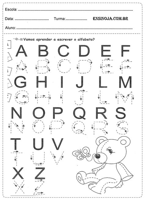 atividades com alfabeto para educação infantil 5 anos